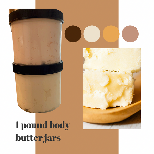 1 pound whipped body butter